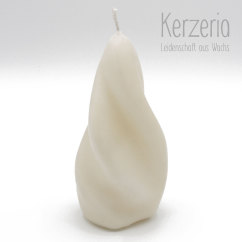 Kerze Flamme cremeweiß